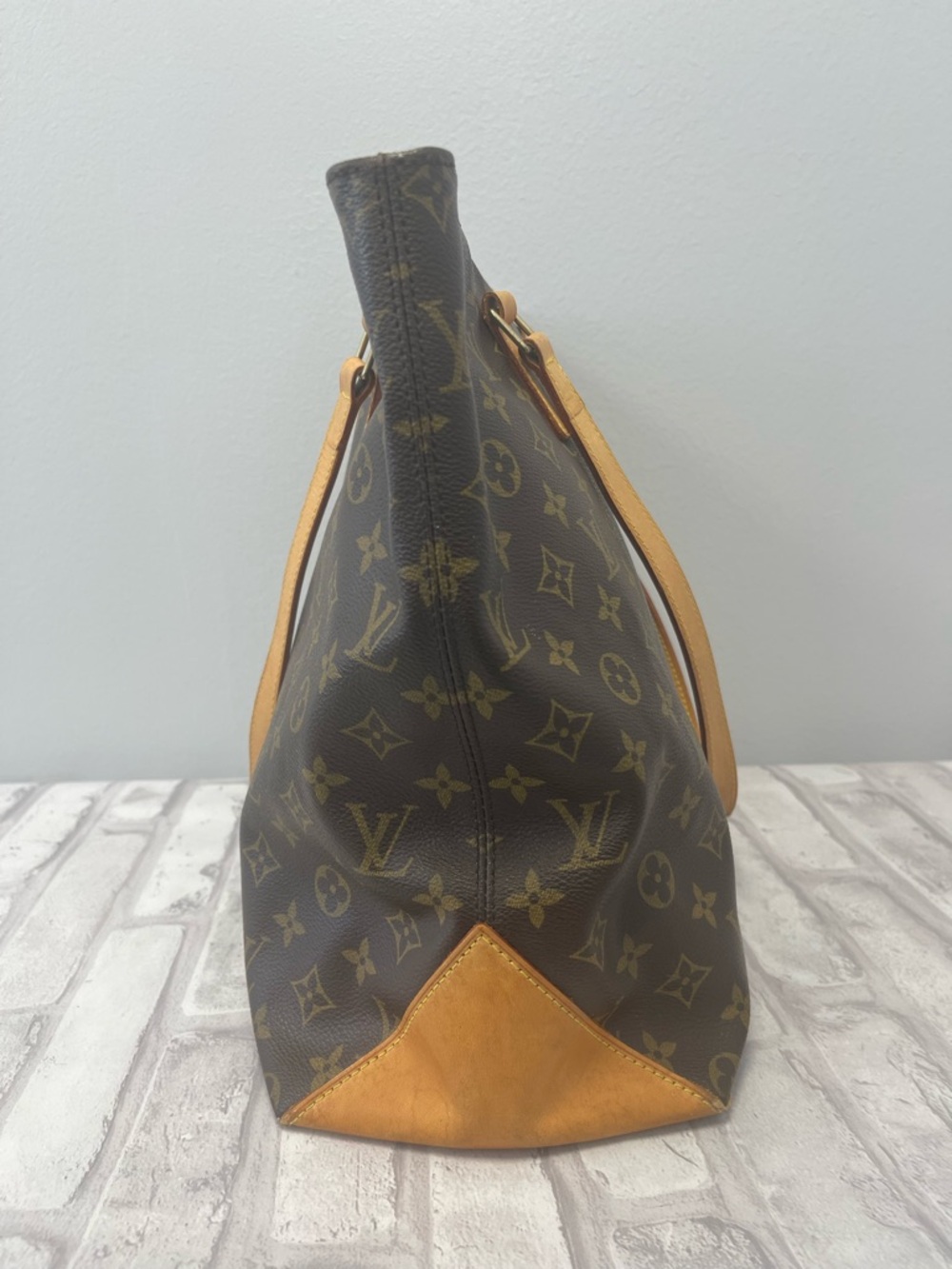 Louis Vuitton Vintage Monogram Coated Canvas Cabas Mezzo Tote - Preowned - Picture 11 of 16